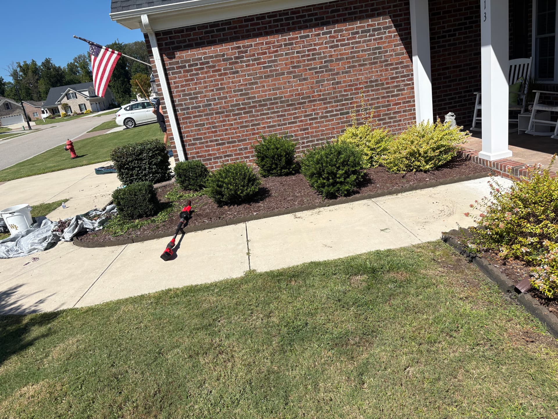 Front-yard landscaping